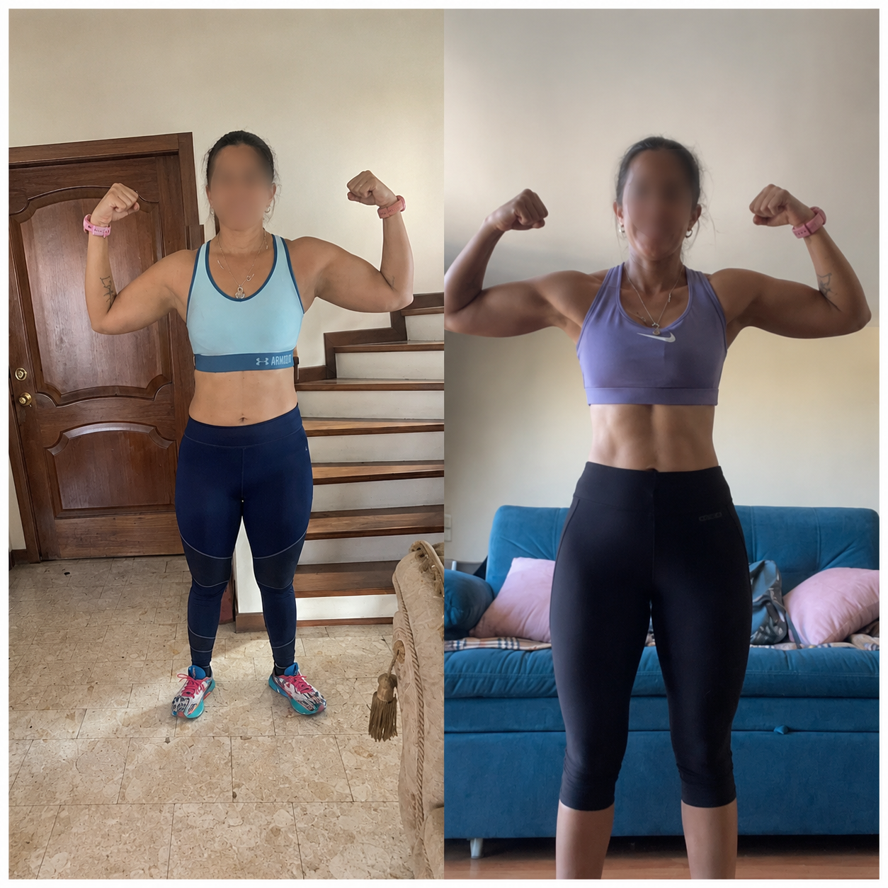 Antes y después